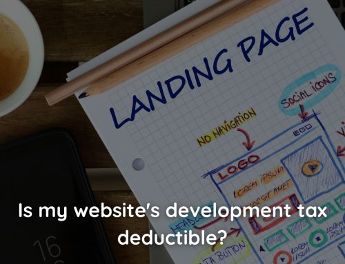 Is my website’s development tax deductible?