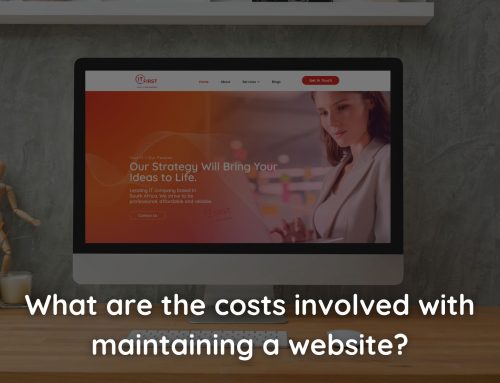 What are the costs involved with maintaining a website?